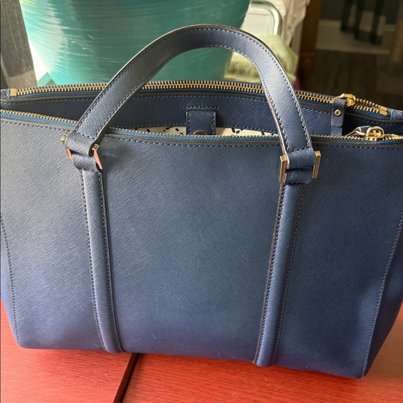 Kate Spade Navy Blue Satchel - Picture 2 of 8